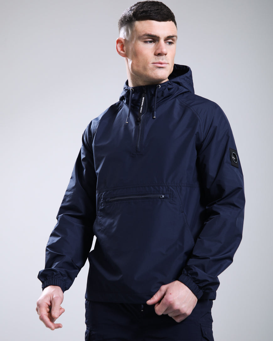 Marshall Artist MSATM11205 Prenton 1/4 zip Jacket - Navy