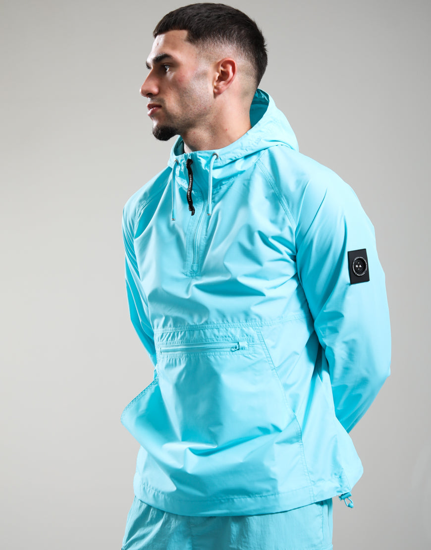 Marshall Artist MSATM11205 Prenton 1/4 zip Jacket - CYAN