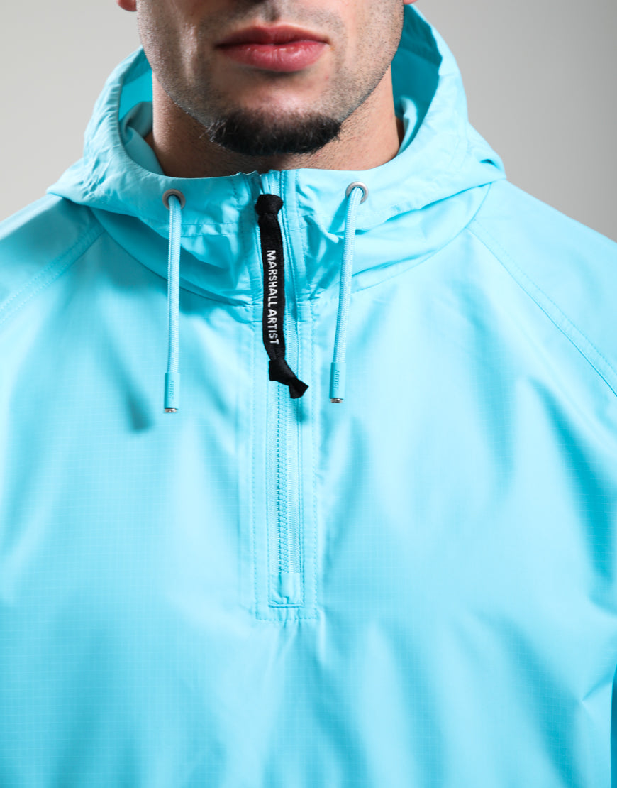 Marshall Artist MSATM11205 Prenton 1/4 zip Jacket - CYAN