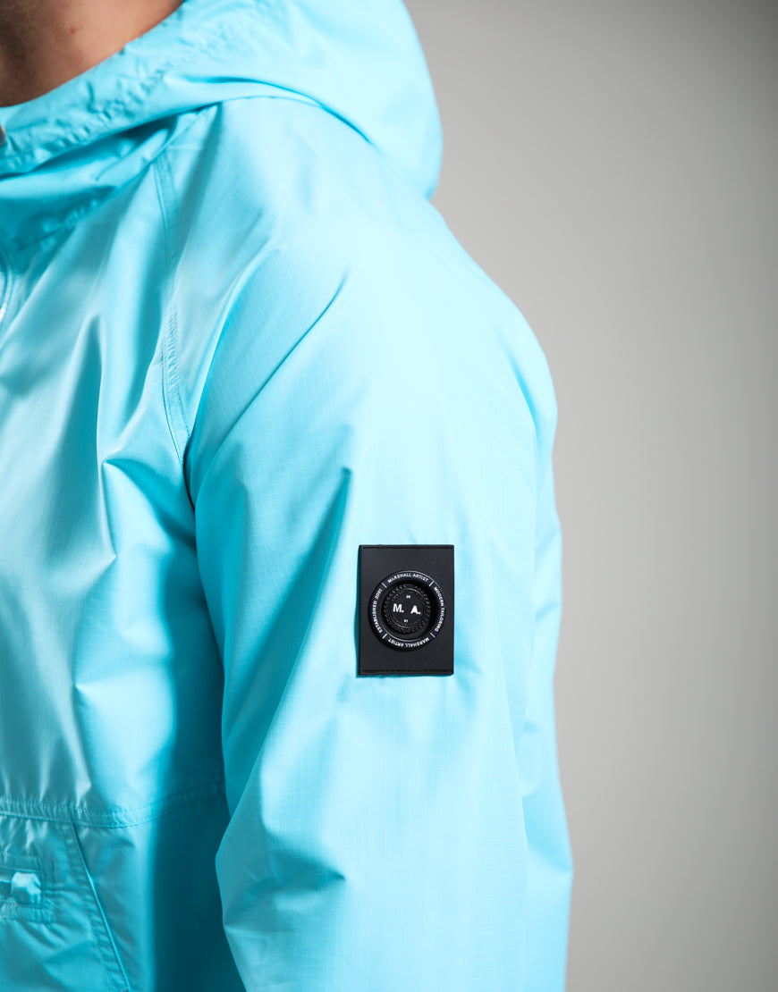 Marshall Artist MSATM11205 Prenton 1/4 zip Jacket - CYAN