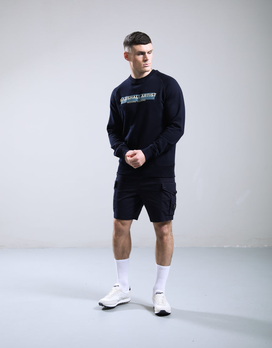 Marshall Artist MSATM11207 Seafield Crewneck - Navy