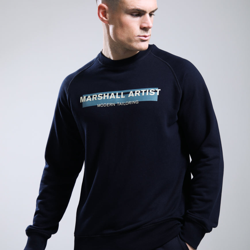 Marshall Artist MSATM11207 Seafield Crewneck - Navy