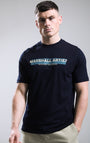 Marshall Artist MSATM11222 Seafield Logo T-Shirt - Navy