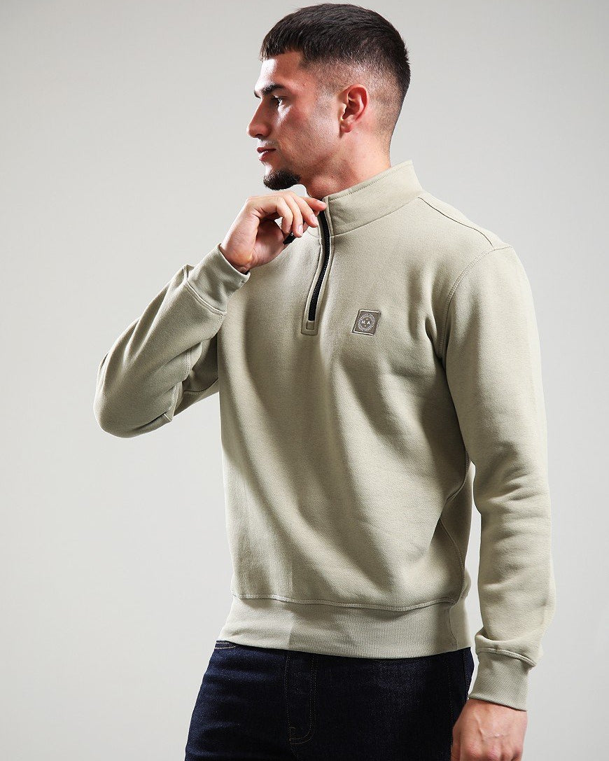 Marshall Artist MSATM11124 Marchio 1/4 Zip - Silver Birch