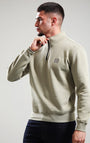 Marshall Artist MSATM11124 Marchio 1/4 Zip - Silver Birch