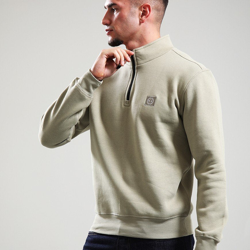 Marshall Artist MSATM11124 Marchio 1/4 Zip - Silver Birch