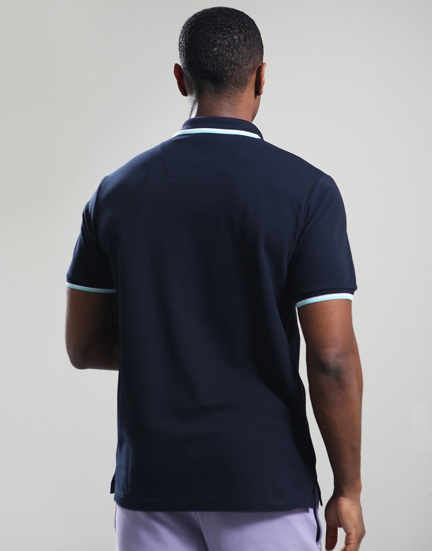 Marshall Artist MSATM10930 Tipped Polo Shirt - Navy
