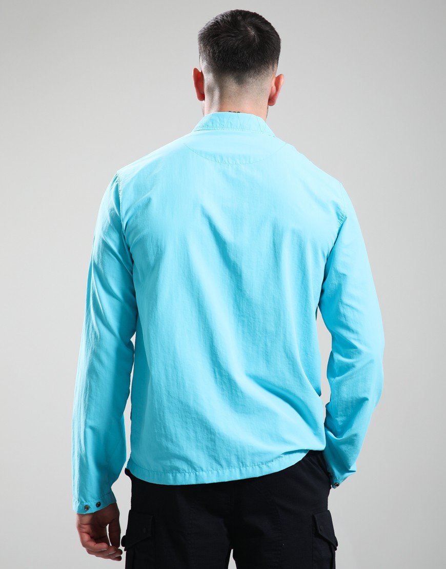 Marshall Artist MSATM11160 Woodvale Overshirt - Cyan