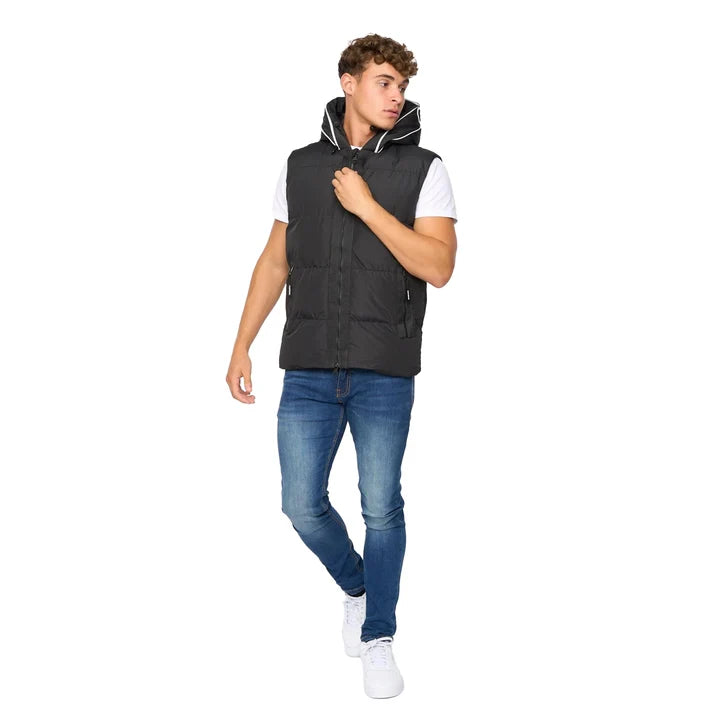 Crosshatch Sandbox Gilet - Black