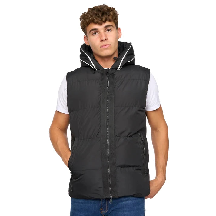 Crosshatch Sandbox Gilet - Black