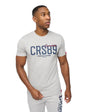 Crosshatch Ellsworth T-Shirt - Light Grey Marl