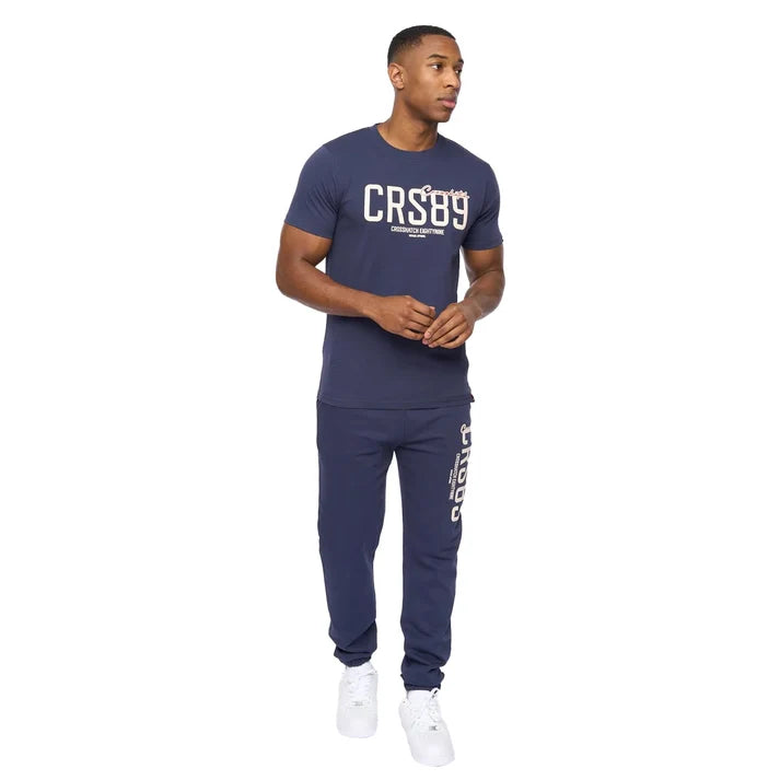 Crosshatch Ellsworth T-Shirt - Navy