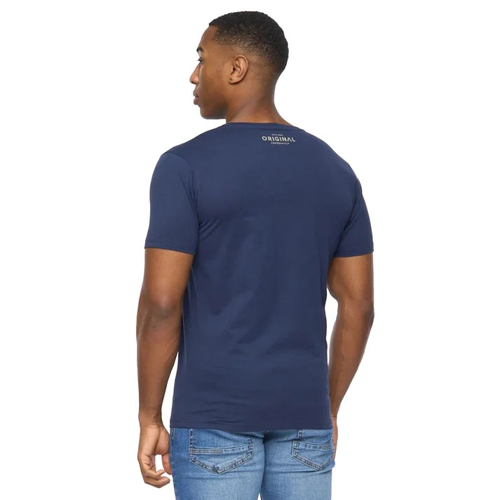 Crosshatch Athwood T-Shirt - Navy