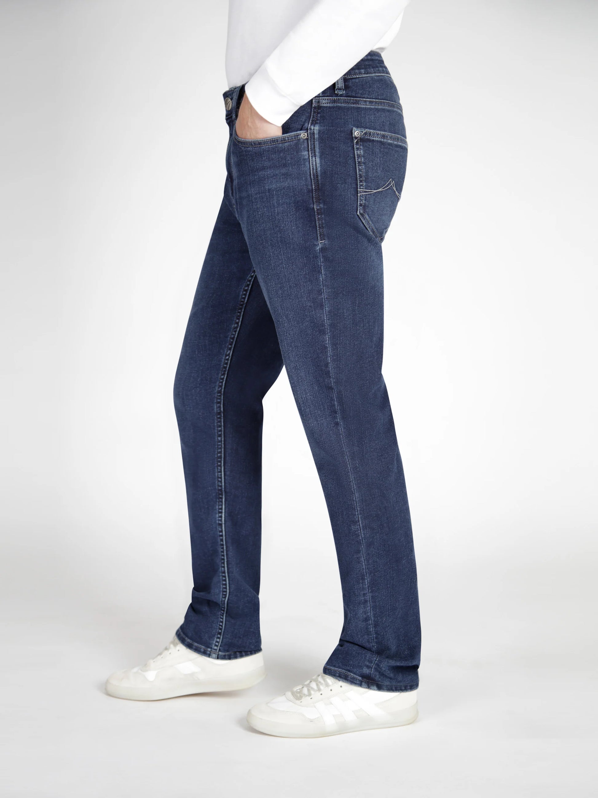 Mish Mash 1984 Tapered Fit Mirage Jeans - Mid Denim