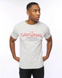 Crosshatch Off Axis T-Shirt - Grey Marl