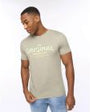 Crosshatch Off Axis T-Shirt - Sage