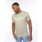 Crosshatch Off Axis T-Shirt - Sage