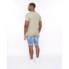 Crosshatch Off Axis T-Shirt - Sage