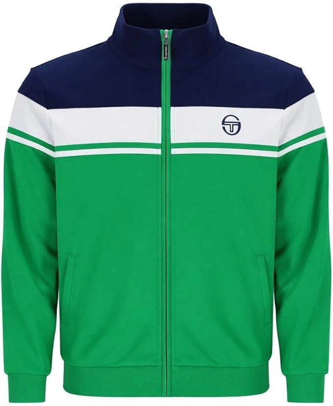 Sergio Tacchini STM14551 Daramindo Track Jacket 253 - Maritime Blue/White/Fern Green