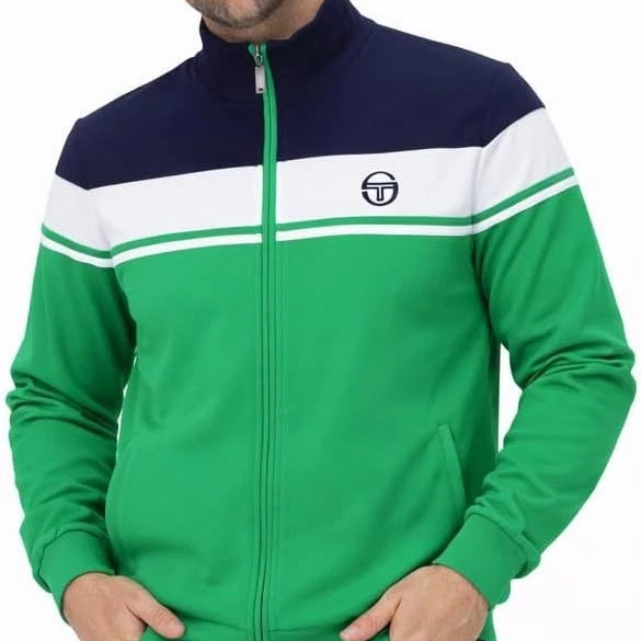 Sergio Tacchini STM14551 Daramindo Track Jacket 253 - Maritime Blue/White/Fern Green