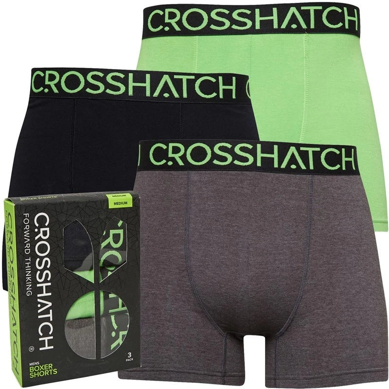 Crosshatch Knightling Boxer Shorts (3 Pack)