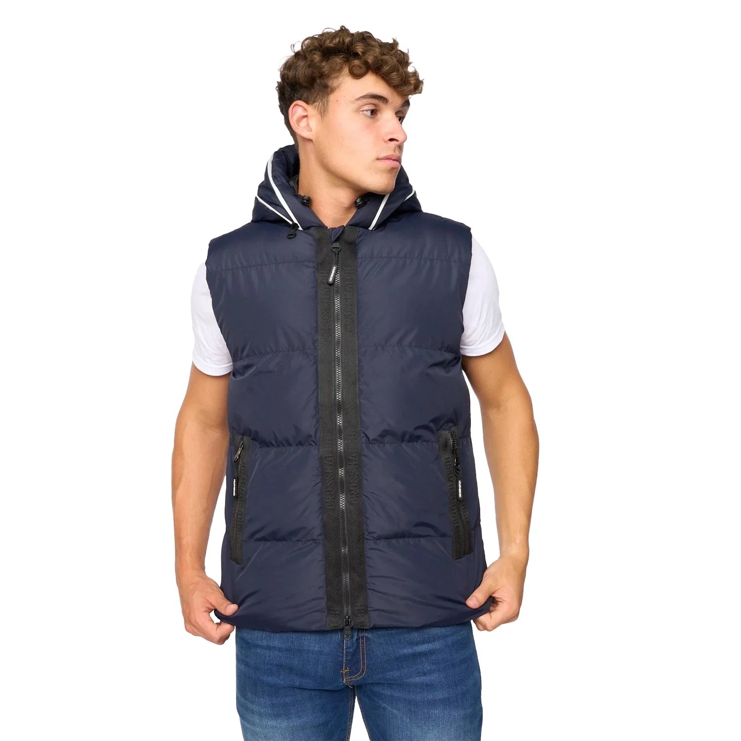 Crosshatch Sandbox Gilet - Navy