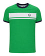 Sergio Tacchini STM14593 Master Crewneck T-Shirt 141 - Fern Green/Maritime Blue/White
