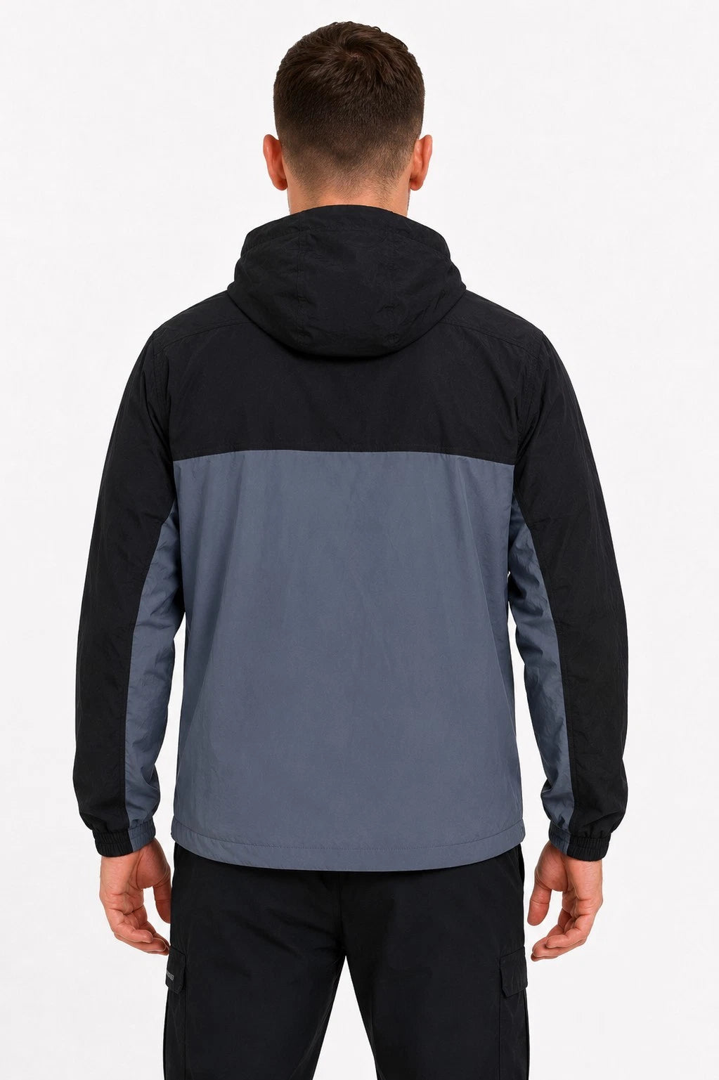 Sergio Tacchini STM21327 Alba Hooded Jacket 377 - Black/Turbulence
