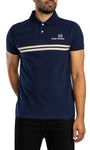 Sergio Tacchini STM1140 New Supermac Polo Shirt 563 - Maritime Blue/Peyote