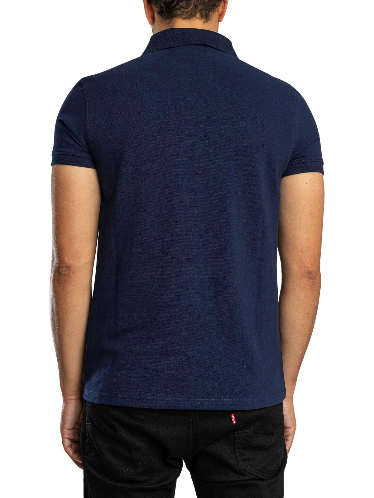 Sergio Tacchini STM1140 New Supermac Polo Shirt 563 - Maritime Blue/Peyote