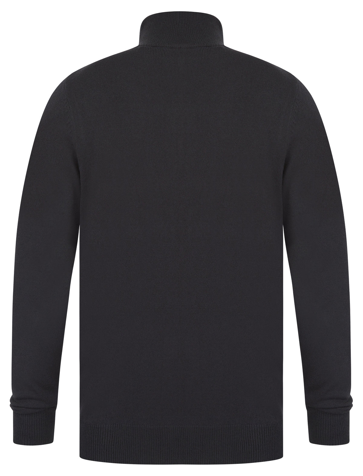Kensington Scattering Quarter Zip Knit - Charcoal