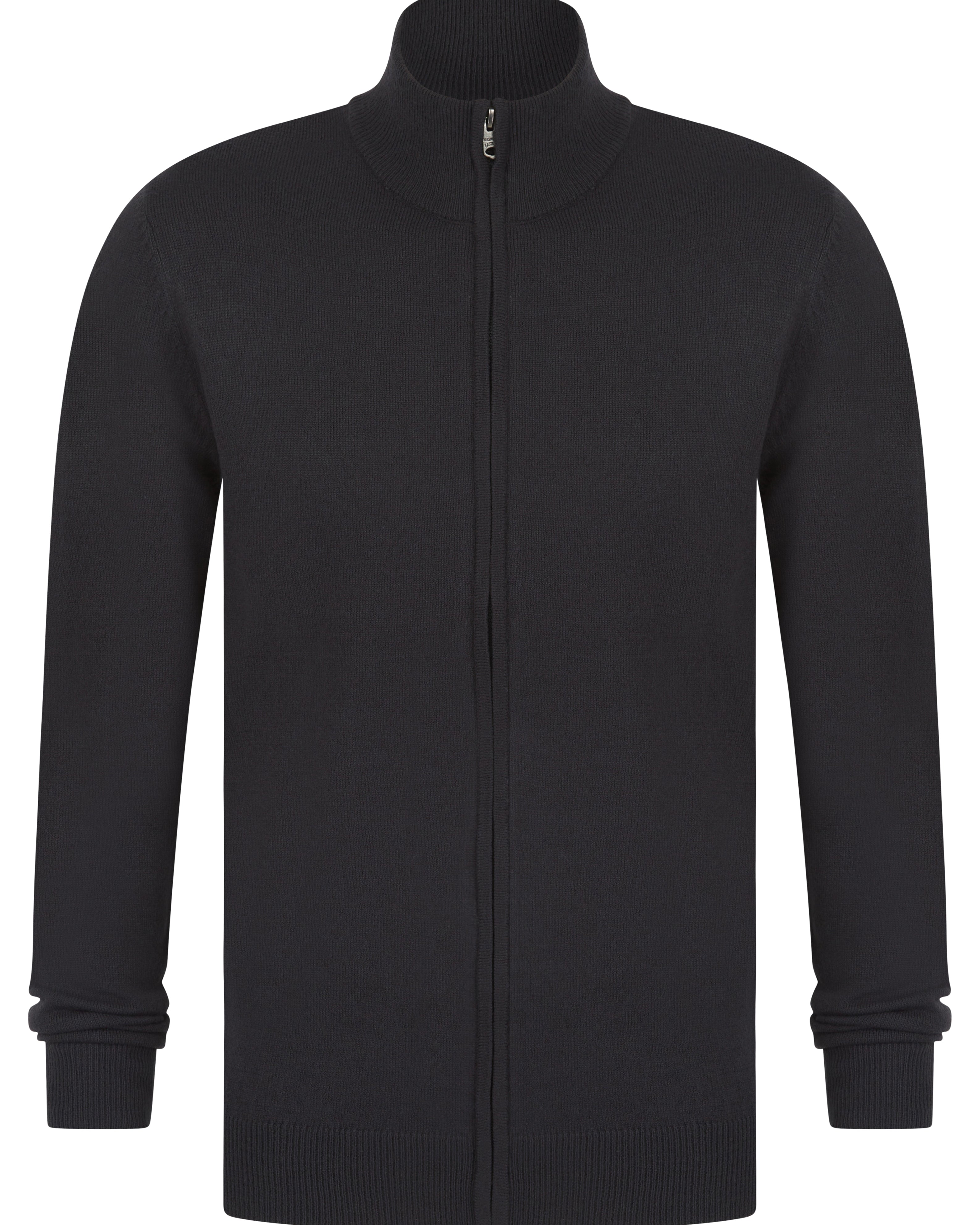 Kensington Scattering Quarter Zip Knit - Charcoal