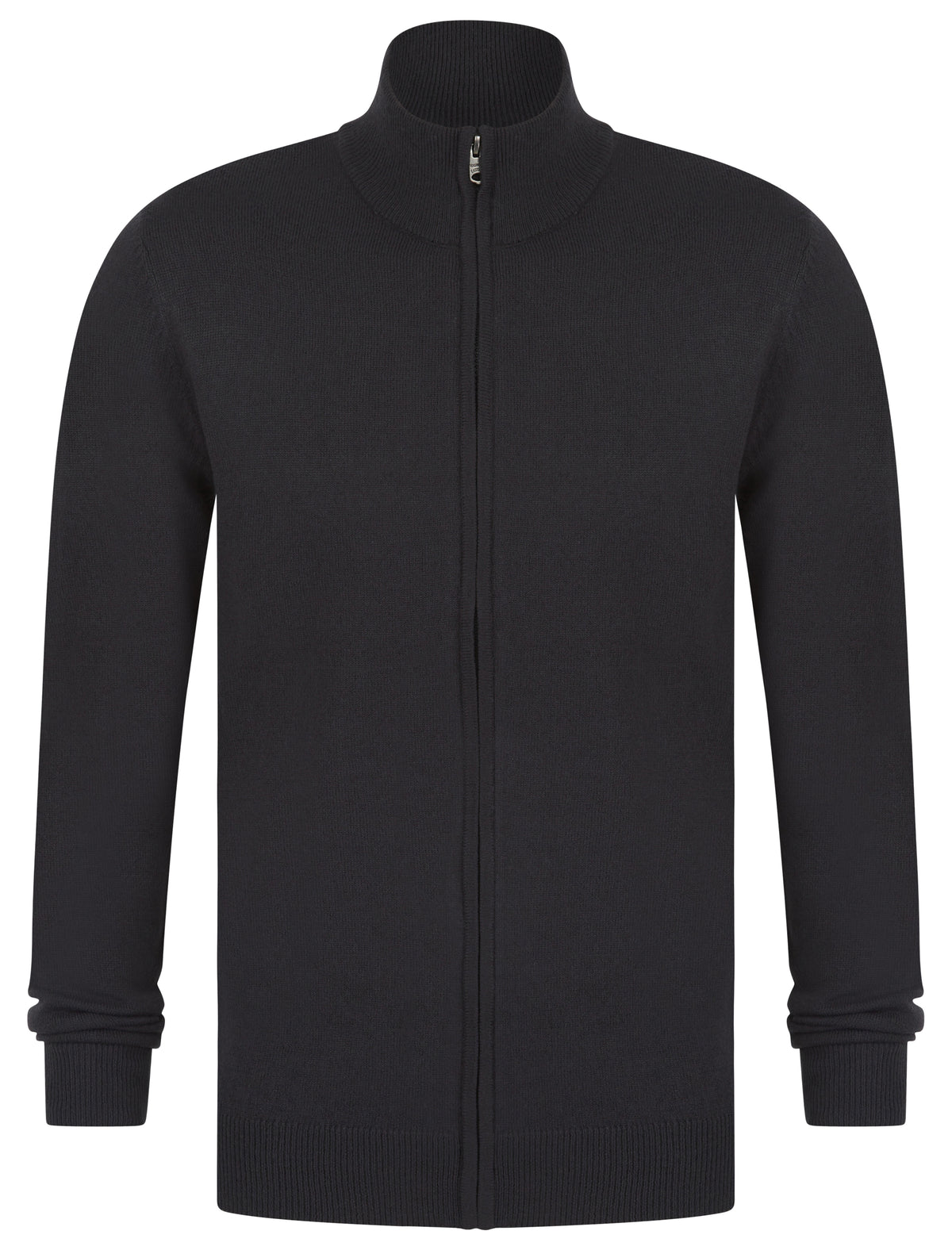 Kensington Scattering Quarter Zip Knit - Charcoal