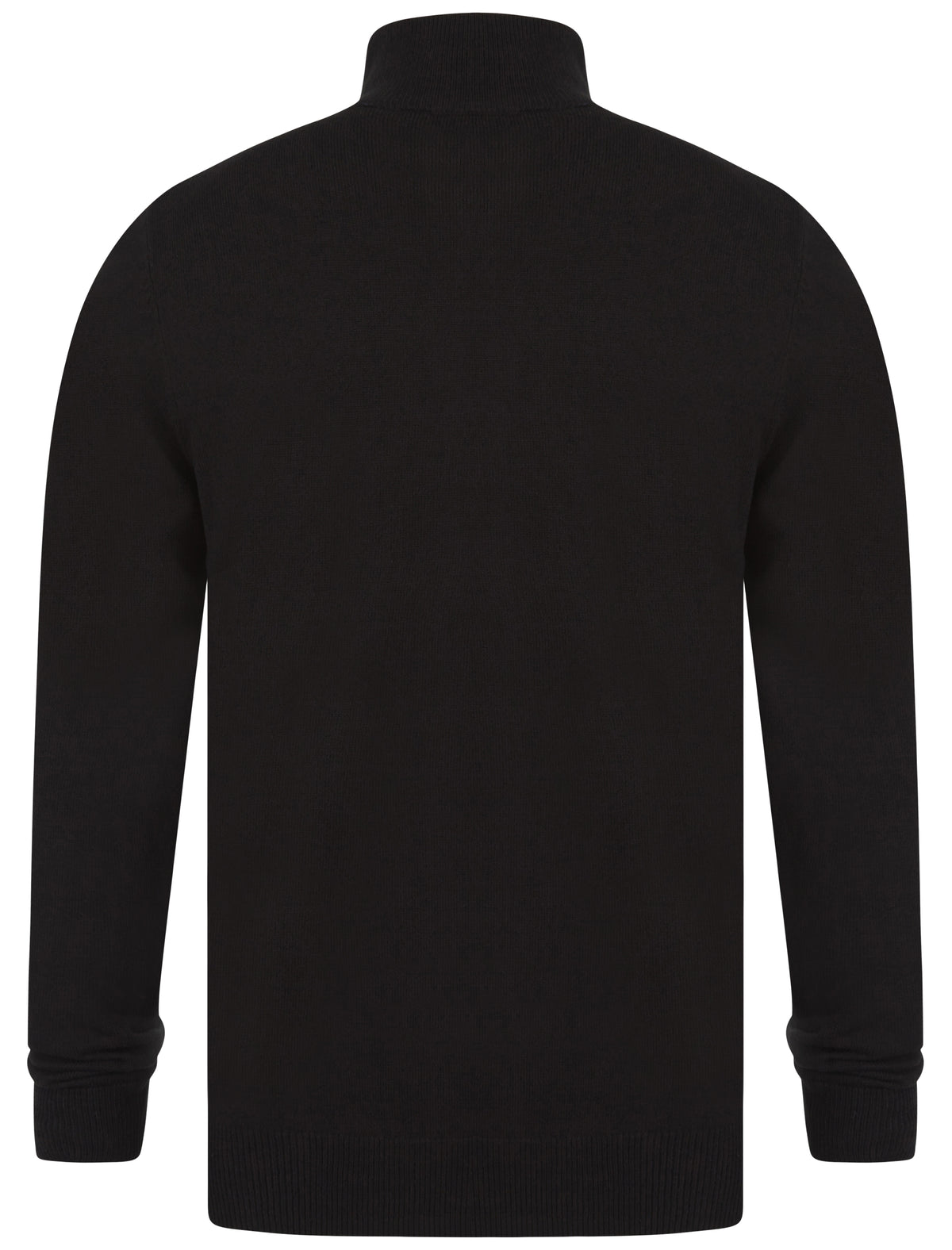 Kensington Scattering Quarter Zip Knit - Black