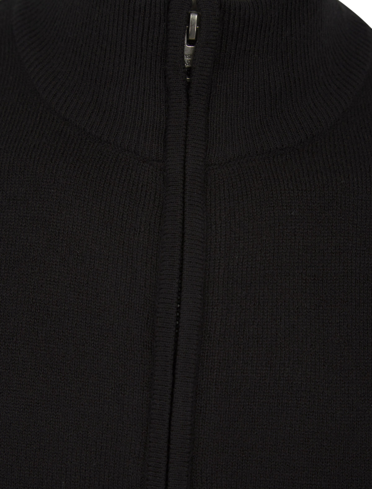Kensington Scattering Quarter Zip Knit - Black