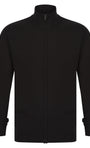 Kensington Scattering Quarter Zip Knit - Black
