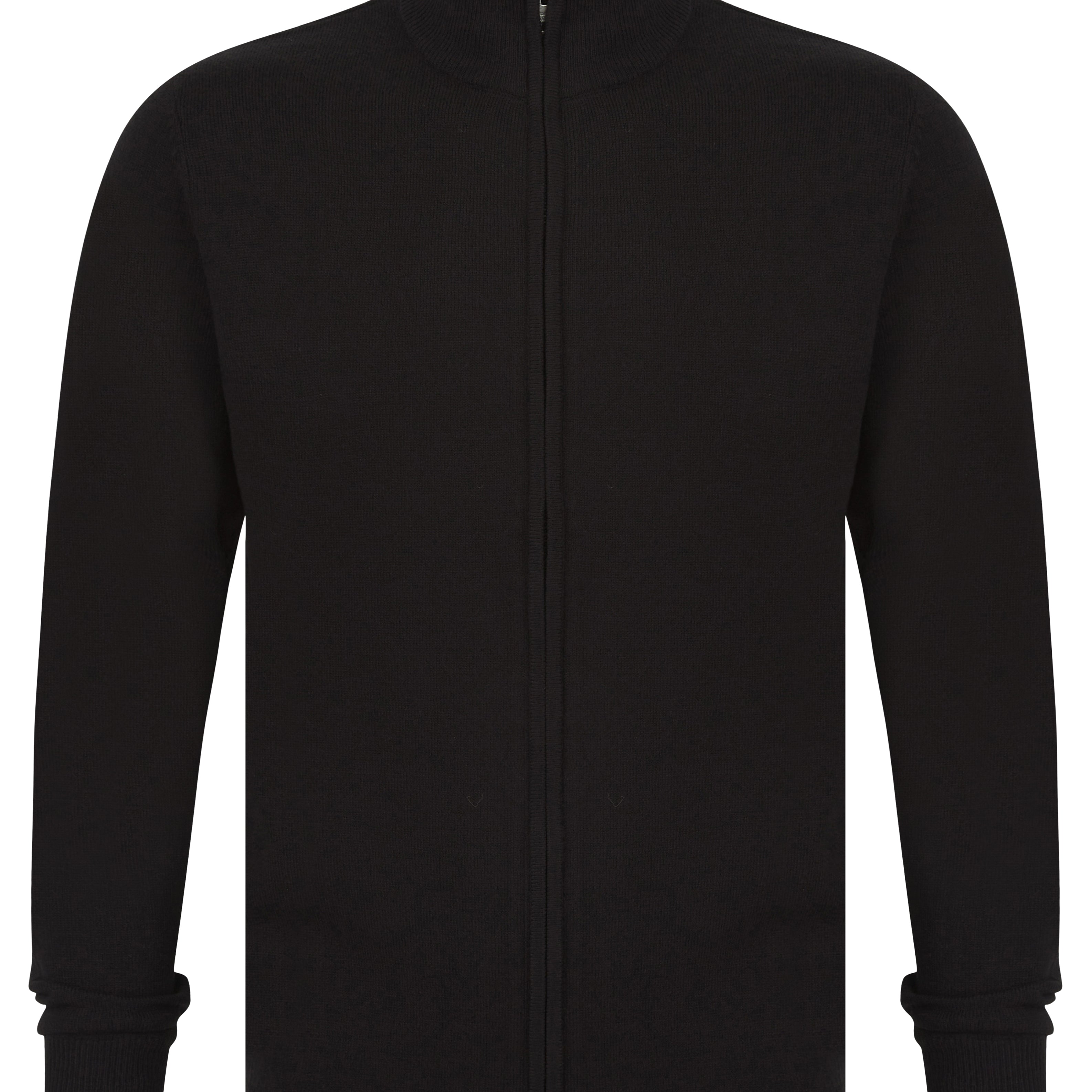 Kensington Scattering Quarter Zip Knit - Black