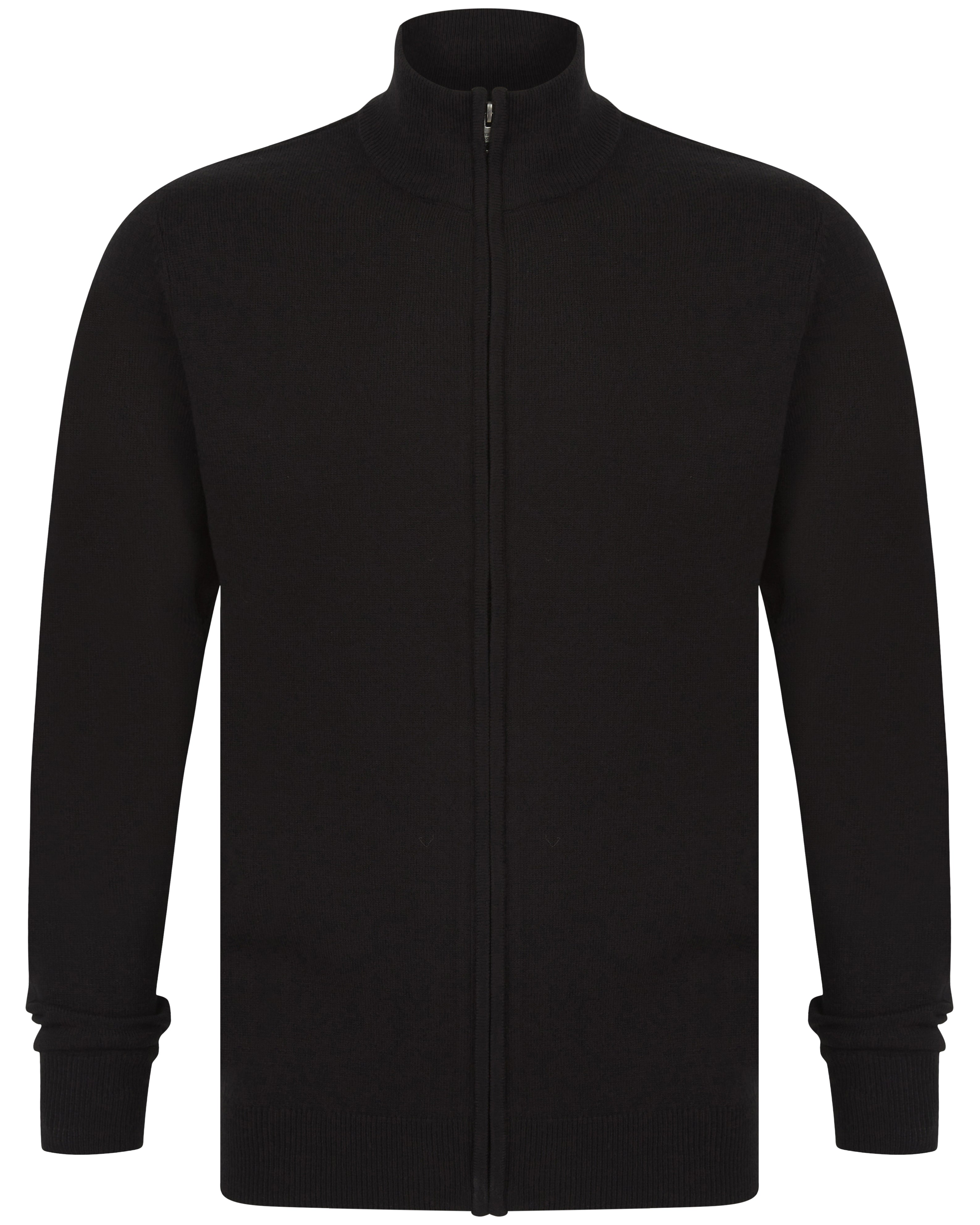 Kensington Scattering Quarter Zip Knit - Black