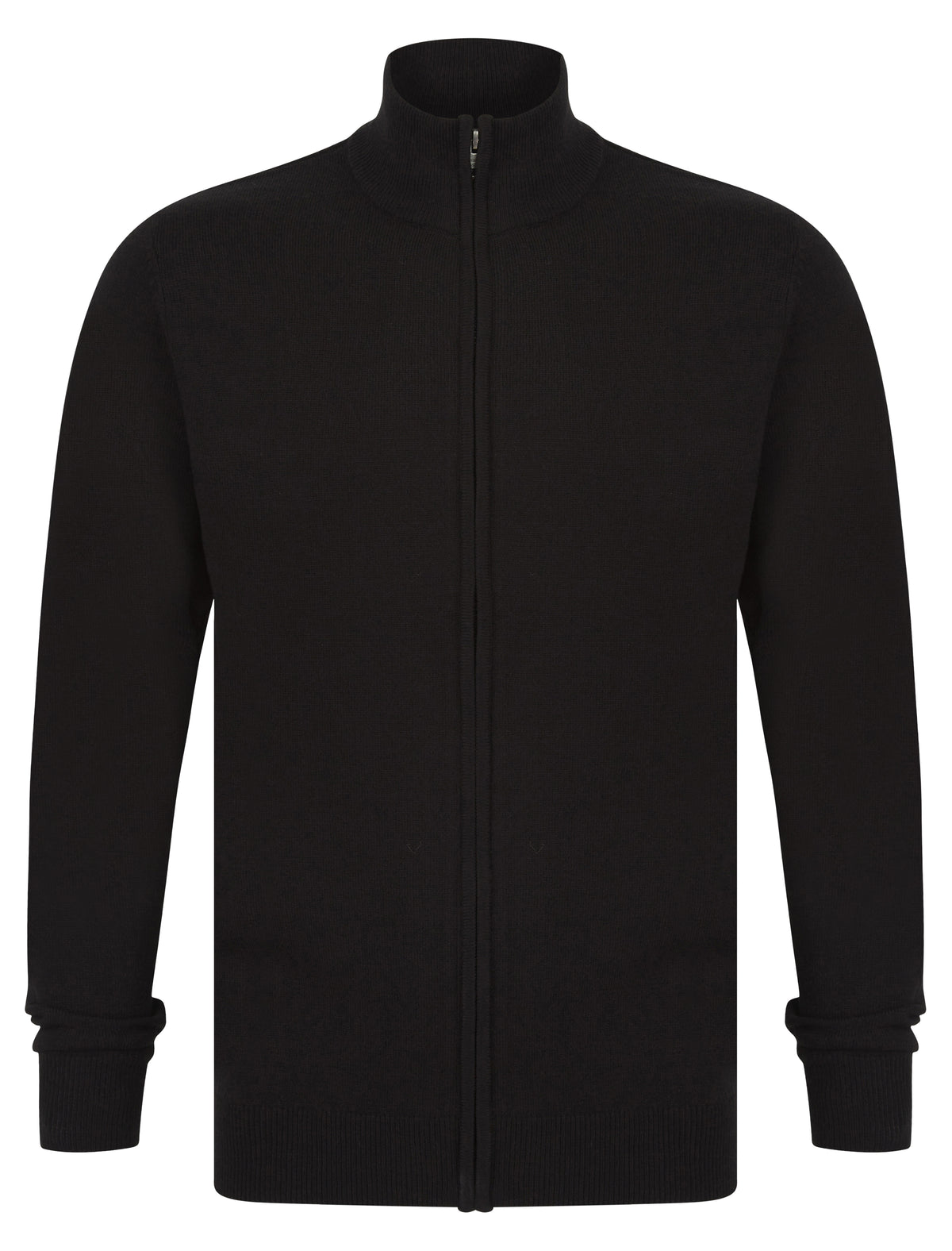 Kensington Scattering Quarter Zip Knit - Black