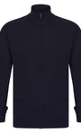 Kensington Scattering Quarter Zip Knit - Dark Navy