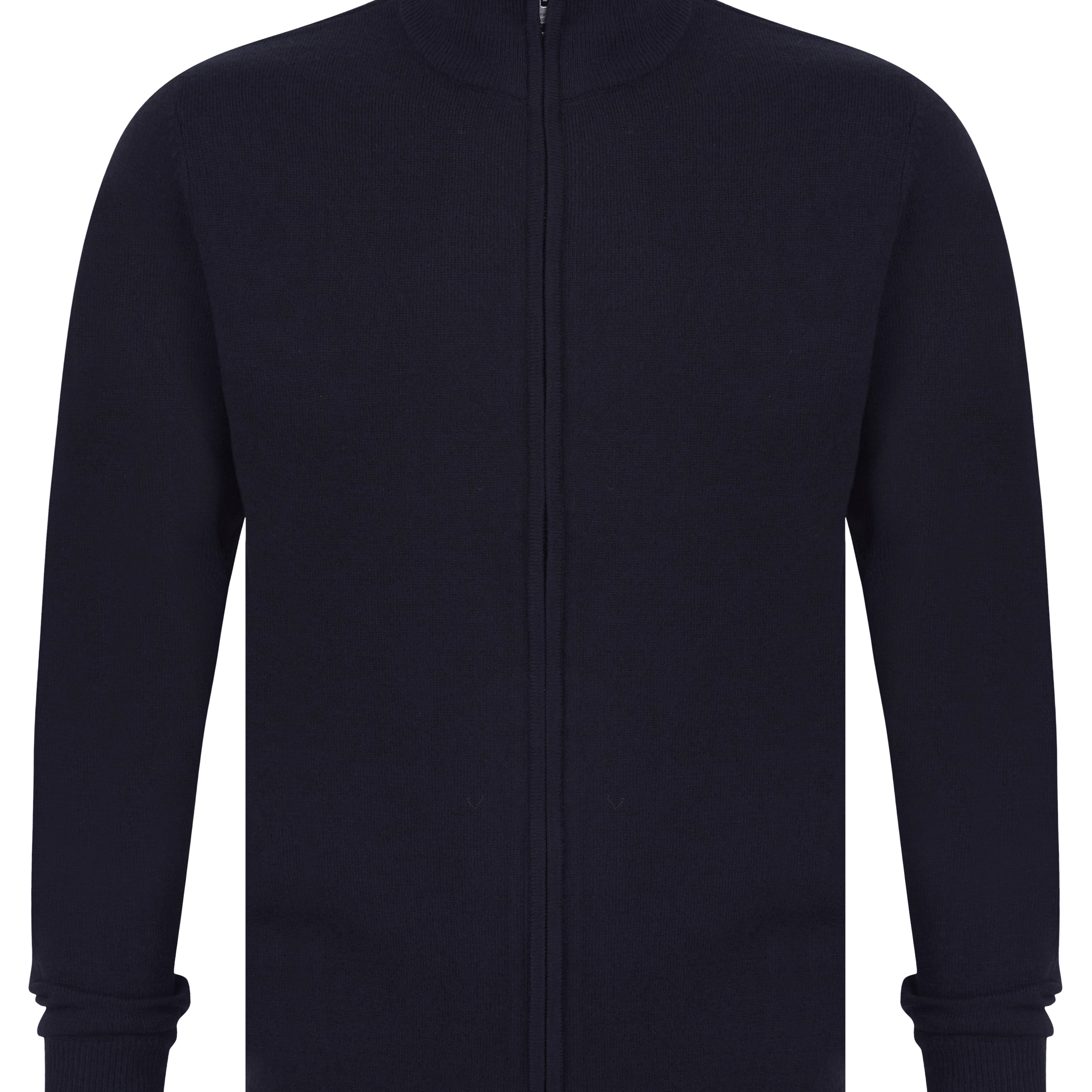 Kensington Scattering Quarter Zip Knit - Dark Navy
