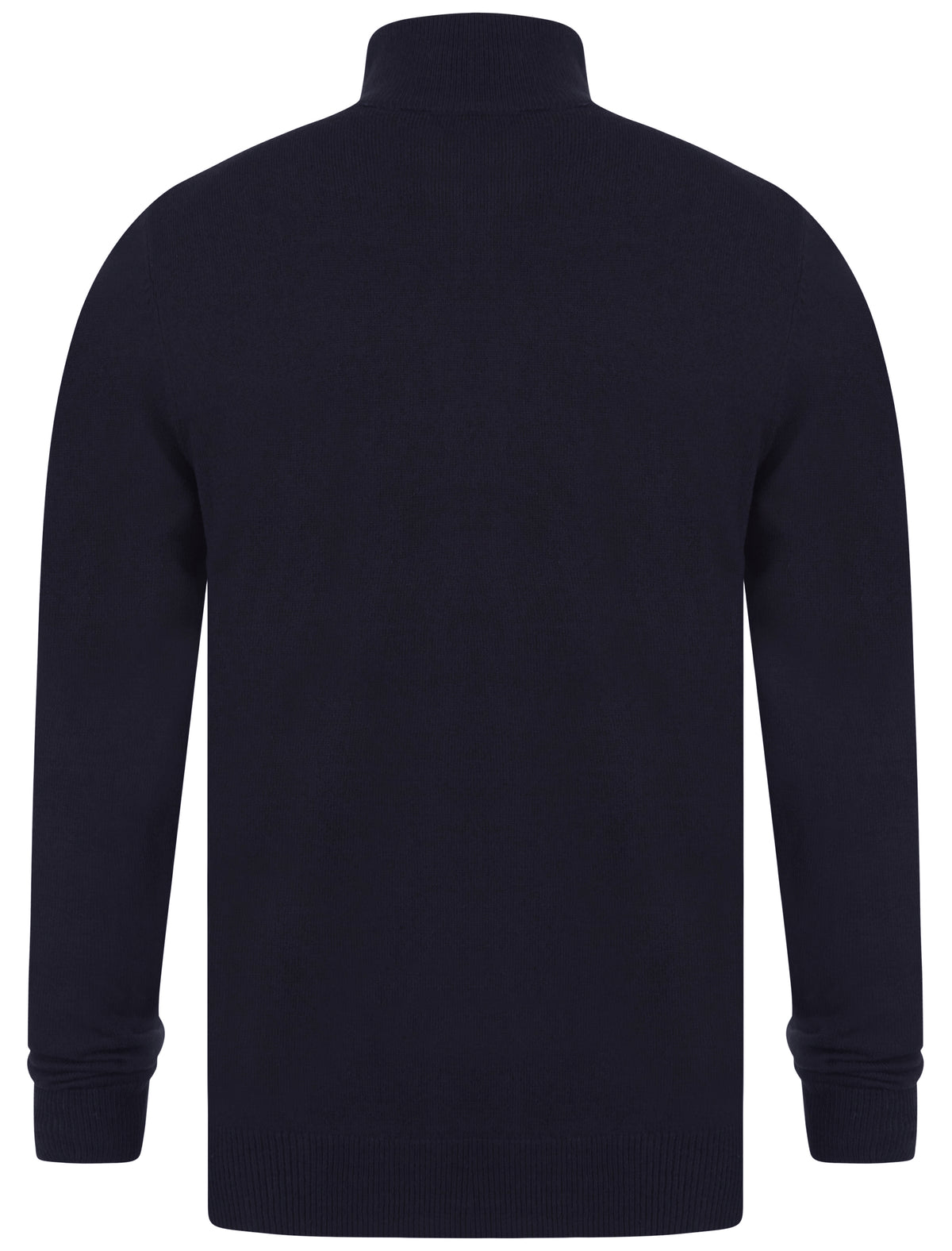 Kensington Scattering Quarter Zip Knit - Dark Navy