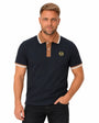 Sergio Tacchini STM21371 Con 020 Polo 270 - Black/Potting Soil/Gardenia