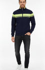 Sergio Tacchini STM14551 Damarindo Track Top 555 - Maritime Blue/Celery Green