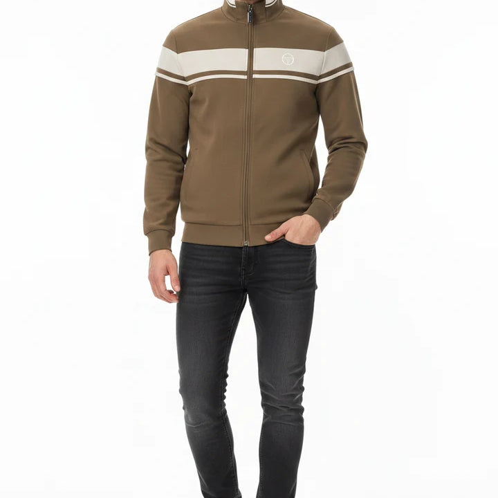 Sergio Tacchini STM14551 Damarindo Track Top 592 - Shitake/Peyote/Gardenia