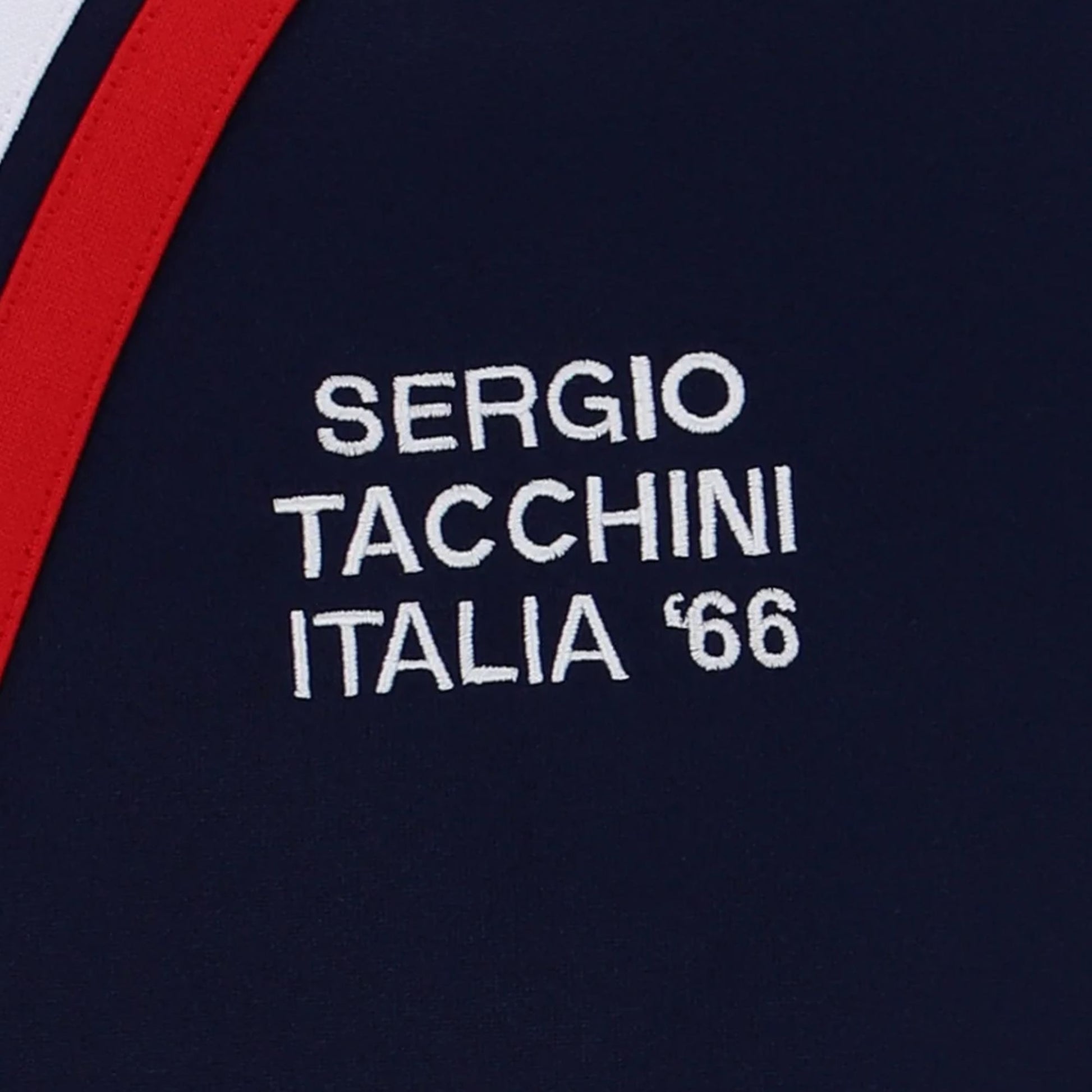 Sergio Tacchini STM12241 Ghibli Davis Track Top - Maritime Blue/Adrenaline Rush/White