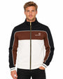 Sergio Tacchini STM21356 Spiga Track Top 270 - Black/PottingSoil/Gardenia
