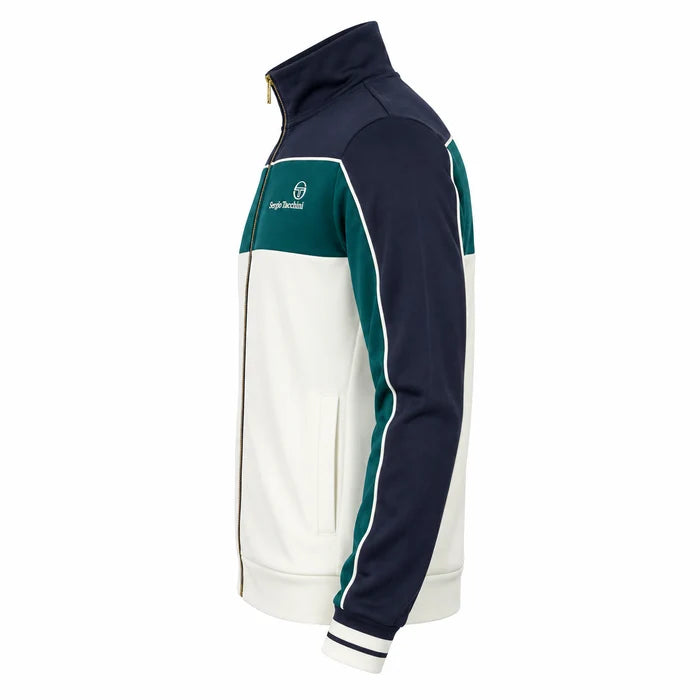 Sergio Tacchini Spiga STM21356 Track Top 554 - Maritime Blue/Deep Teal/Gardenia