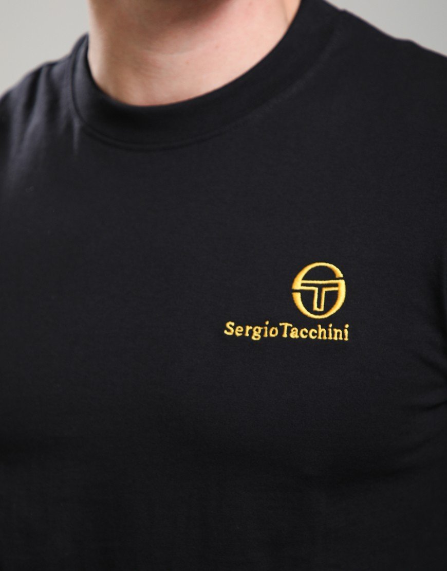 Sergio Tacchini STM25104 Felton T-Shirt 905 - Black/Gold