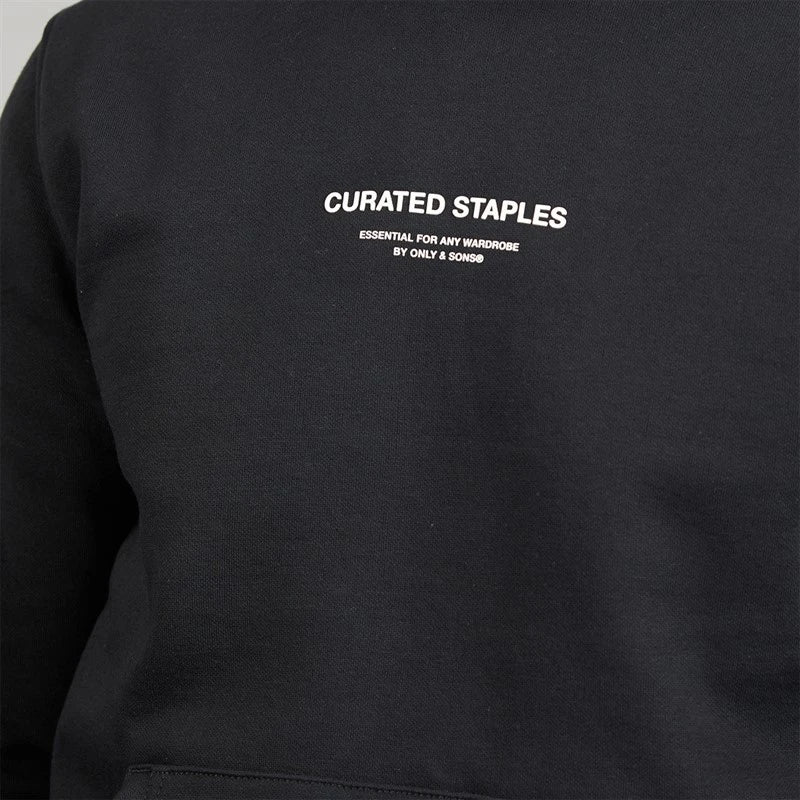 Only & Sons Curated Hoodie - Black